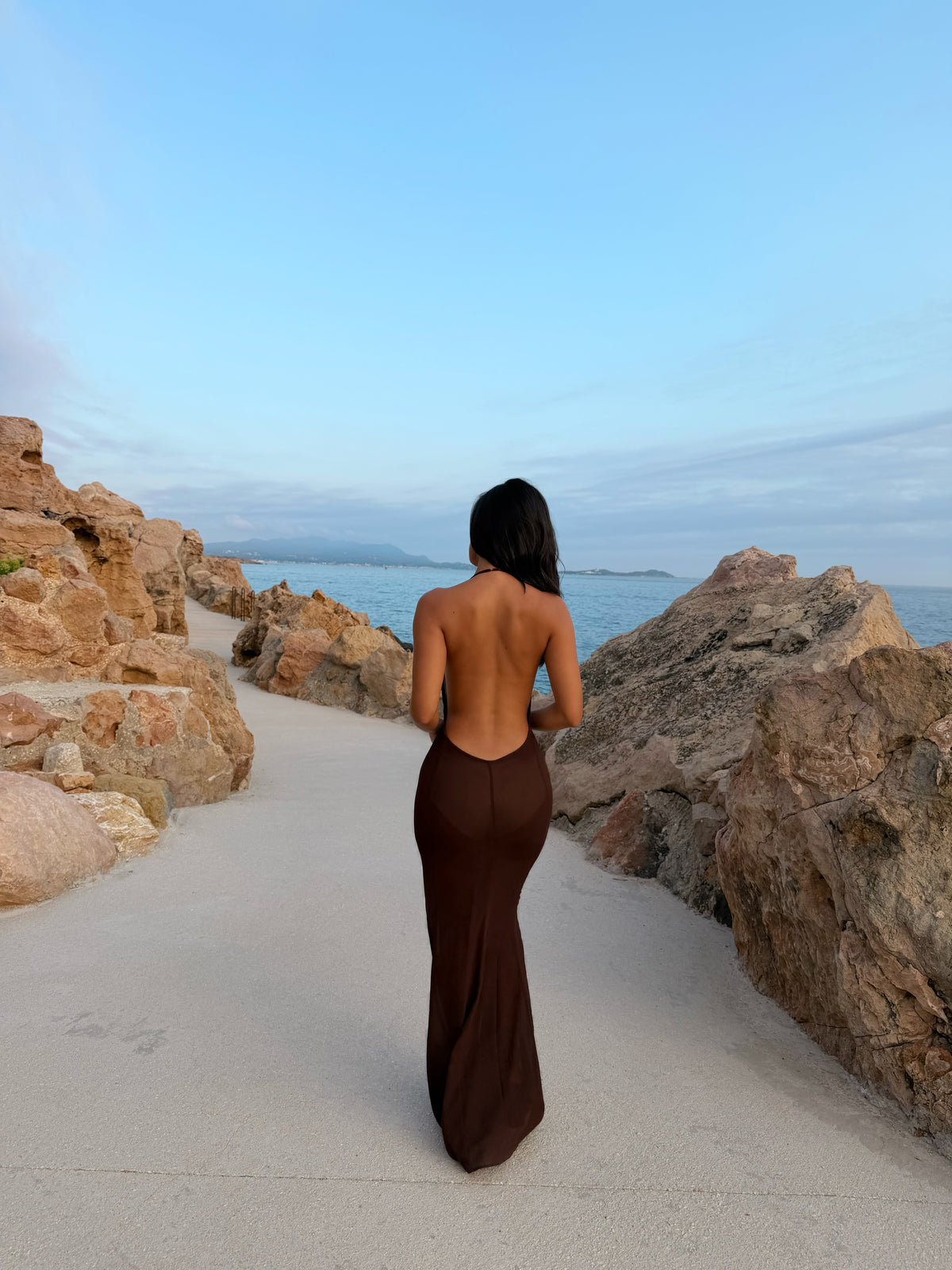 Sueño Slip Dress - Cacao
