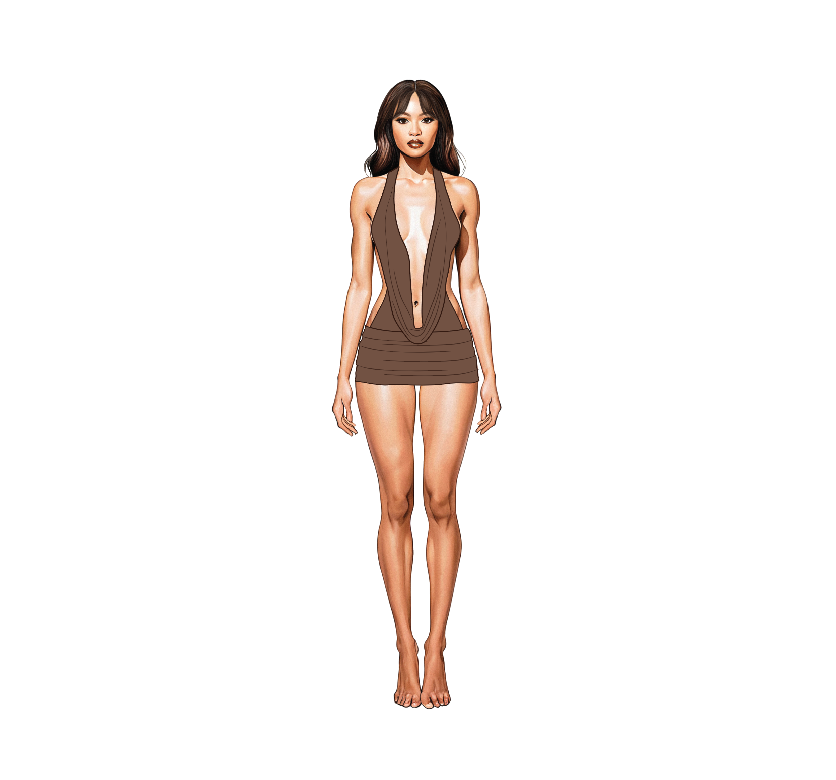 São Dress - Cacau