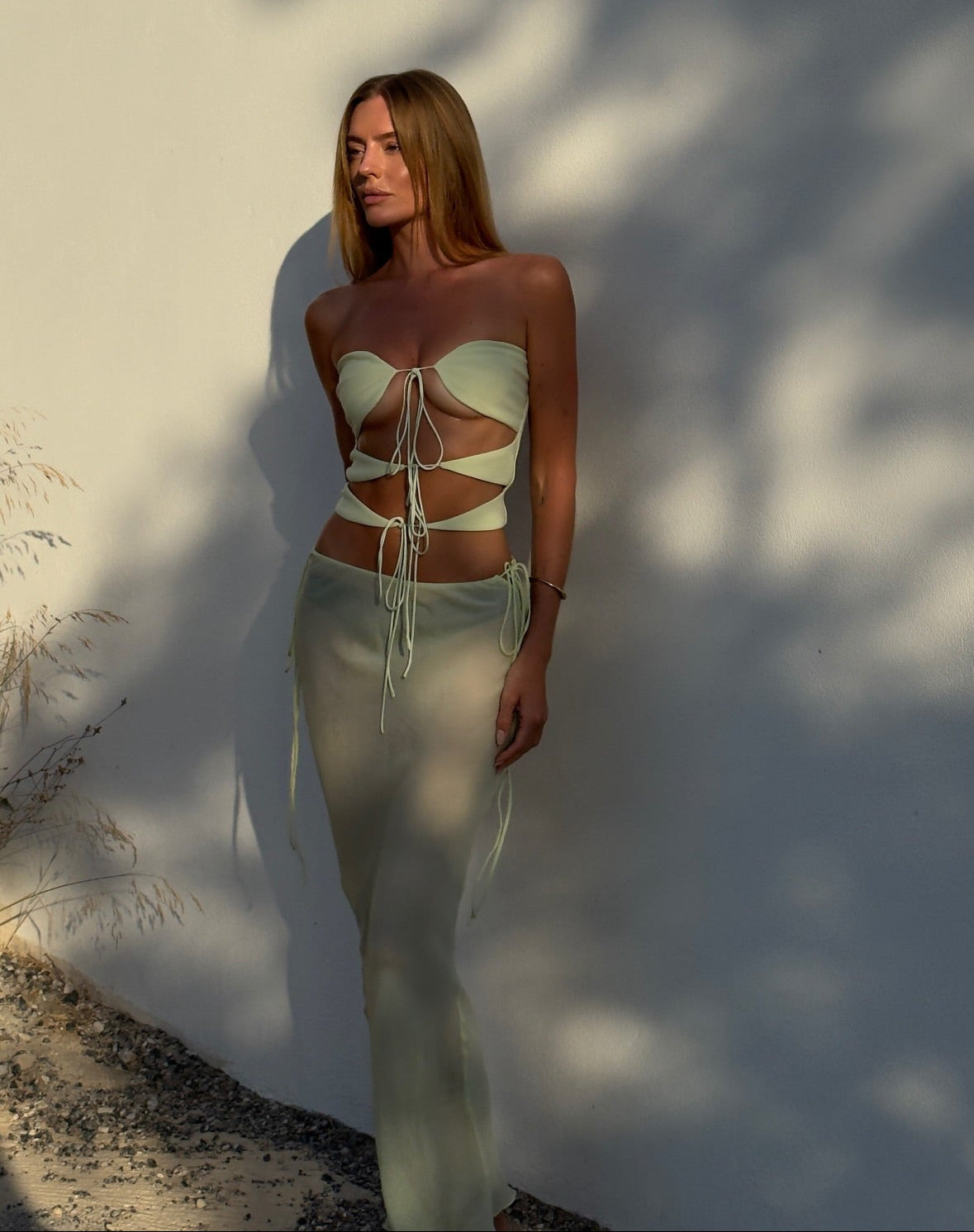 Azzurro top - Verde